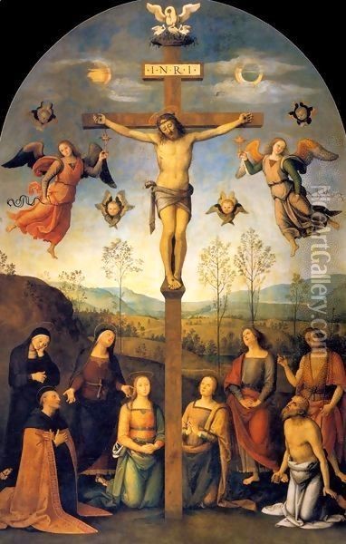 Crucifixion Oil Painting - Pietro Vannucci Perugino