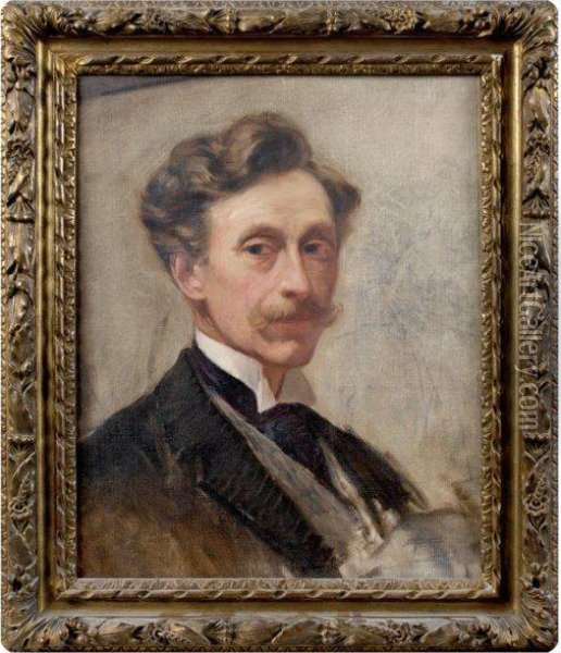 Portrait D'homme Toile Oil Painting - Robert De Montesquiou