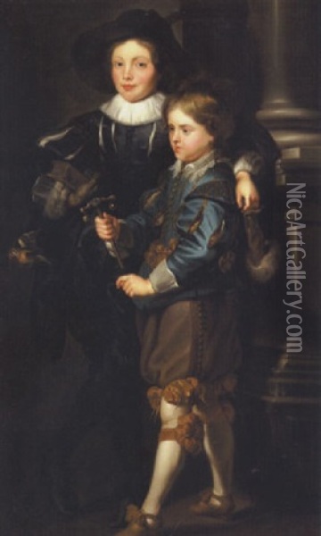 Albert Og Nicolaus Rubens Oil Painting - Carl Probsthayn