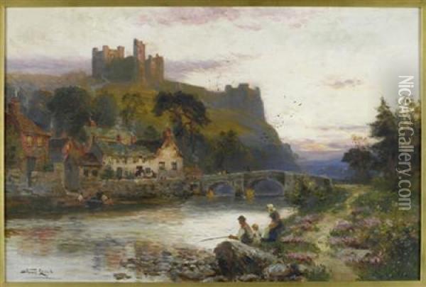 Richmond Castle Oil Painting - Walker Stuart Lloyd