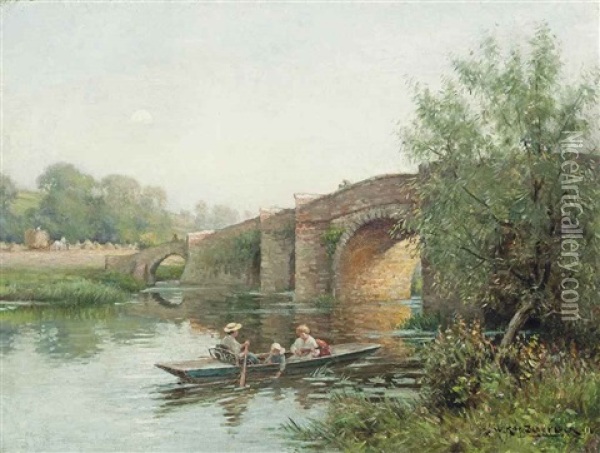 Early Morning On The River Oil Painting - William Kay Blacklock