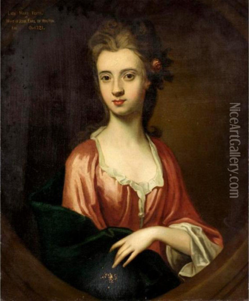 Portrait Of Lady Mary Keith Oil Painting - Sir John Baptist de Medina