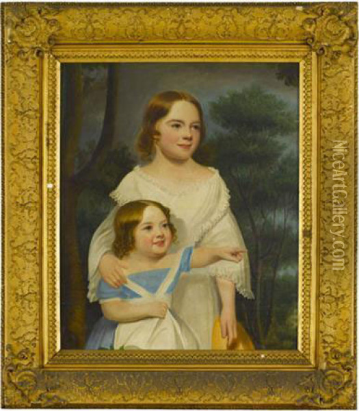 Portrait Of Mary Ada Stedman Oil Painting - Jared Bradley Flagg