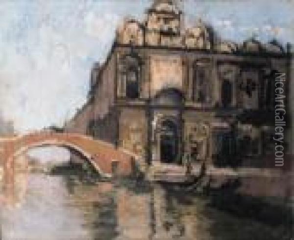 San Zanipolo, Venice Oil Painting - Walter Richard Sickert