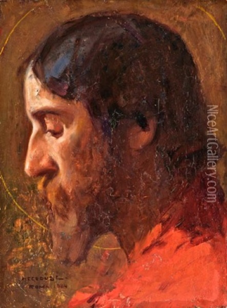 Krisztus Oil Painting - Laszlo Hegedus