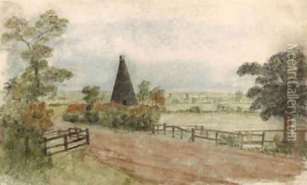 A Kiln on the Hornsey Road, London Oil Painting - John Constable