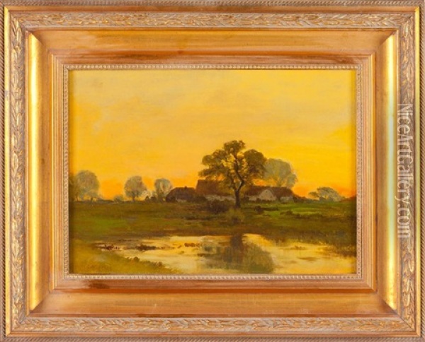 Twilight Oil Painting - Eugene L. Smyth