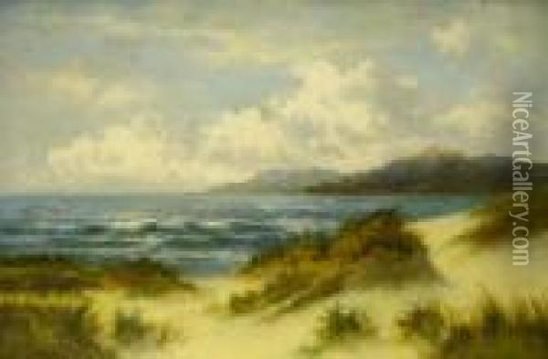 Bute Coast Oil Painting - William Langley