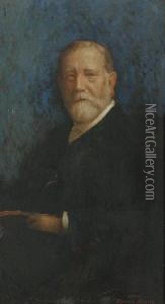 A Portrait Of George Ruthven Thornton Oil Painting - John Byam Liston Shaw