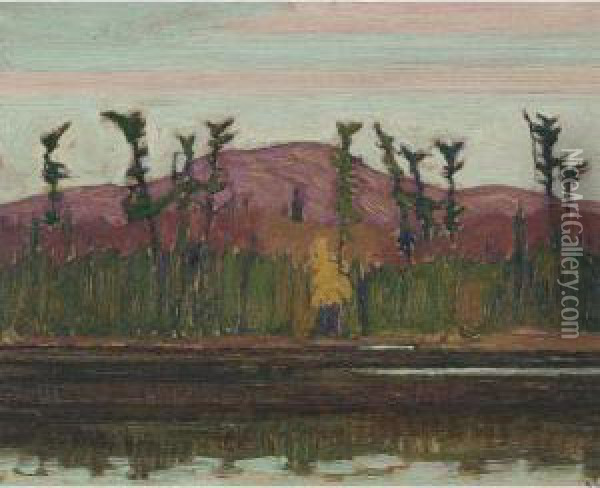 Layton's Lake, Algoma Oil Painting - James Edward Hervey MacDonald
