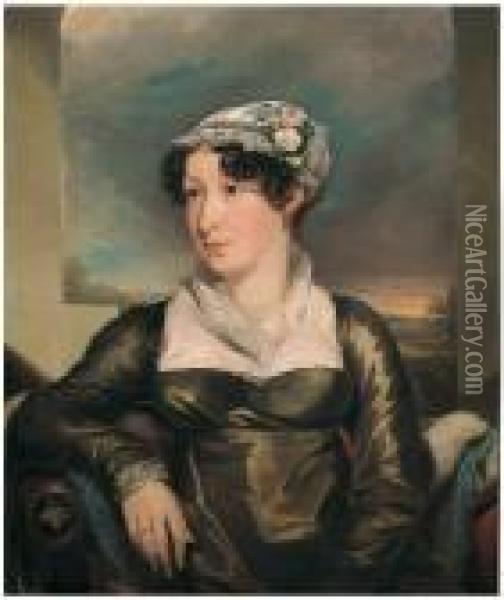 Ritratto Di Lady Mary Welles Oil Painting - Sir Henry Raeburn