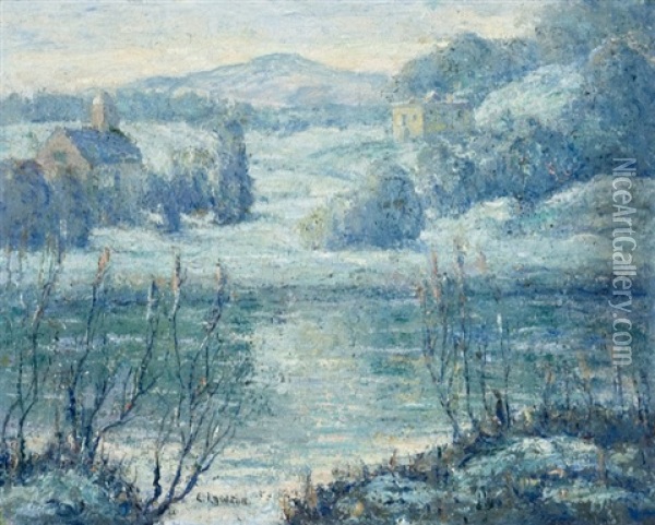 Early Spring, Connecticut Oil Painting - Ernest Lawson