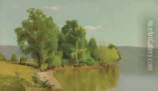 Lake George Oil Painting - William Howard Hart