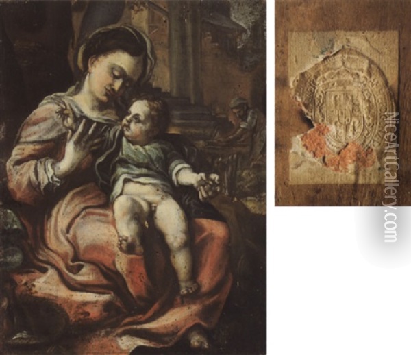 Madonna Mit Dem Korb Oil Painting -  Correggio