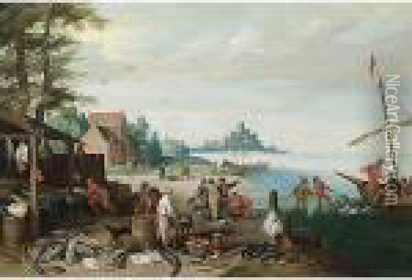 Vocazione Di San Pietro Oil Painting - Jan Brueghel the Younger