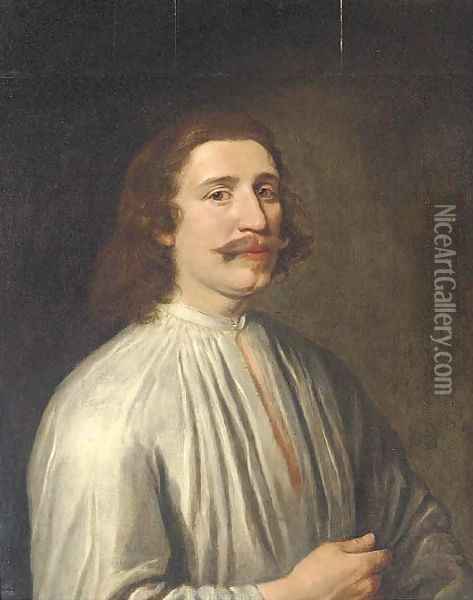 Portrait of a gentleman Oil Painting - Anglo-Dutch School