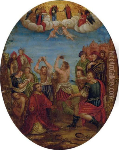 The Stoning Of Saint Stephen Oil Painting - Adam Elsheimer