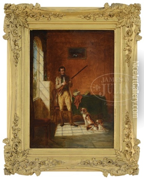 Sportsman And Dogs Oil Painting - Henry James Pidding