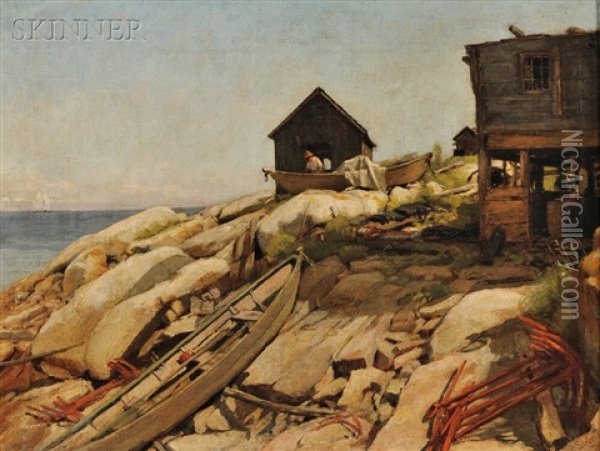 Folly Cove, Cape Ann, Massachusetts Oil Painting - Edward Selmar Siebert