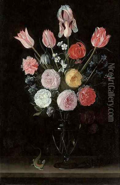 Flowers Oil Painting - Jan Philip van Thielen
