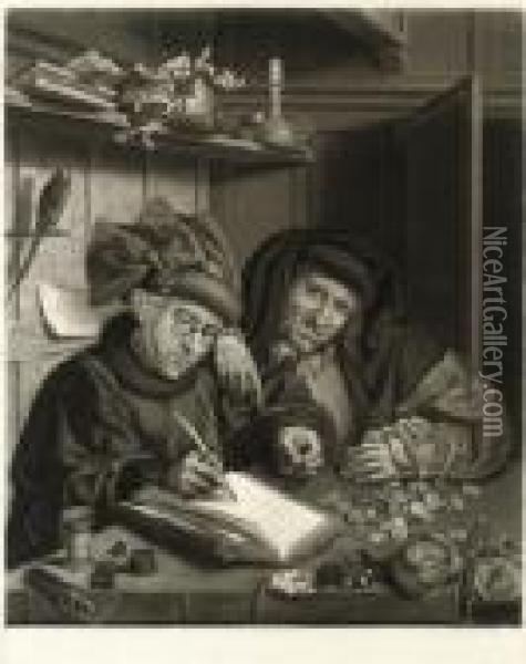 The Misers Oil Painting - James Ward