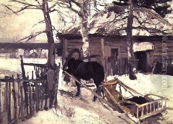 Winter, 1894 Oil Painting - Konstantin Alexeievitch Korovin