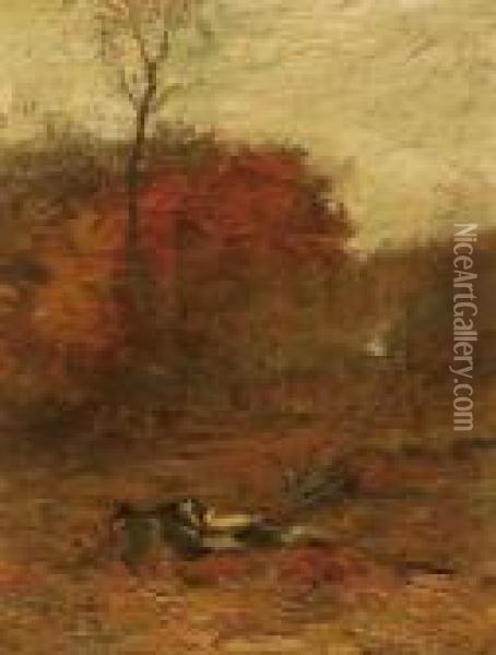 Autumn Afternoon Oil Painting - John Francis Murphy