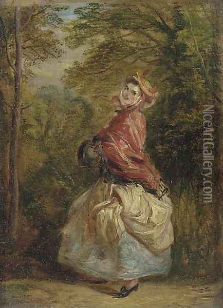 Dolly Varden 2 Oil Painting - William Powell Frith