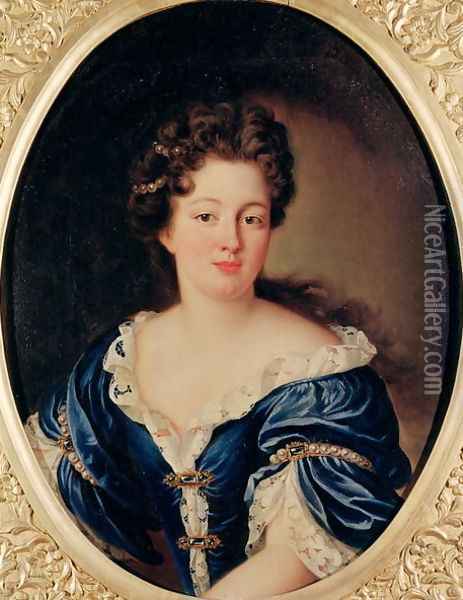 Portrait of Marie-Anne Mancini (1646-1714) Princess Colonna Oil Painting - Pierre Bouillon