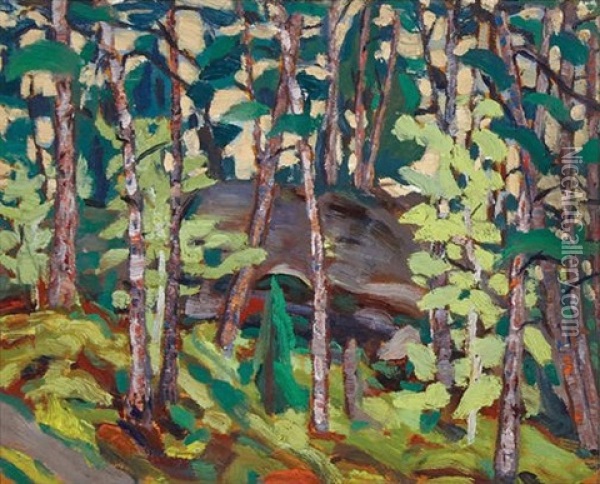Temagami Oil Painting - Sir Frederick Grant Banting
