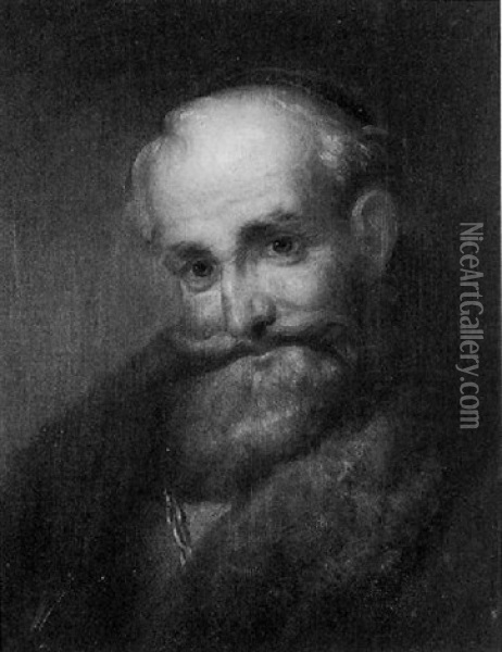 Portrait Of A Bearded Man Oil Painting - George Henry Hall