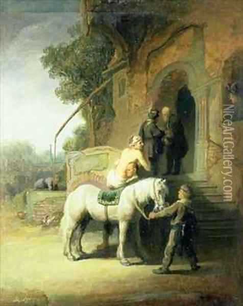 The Good Samaritan Oil Painting - Govaert Flinck