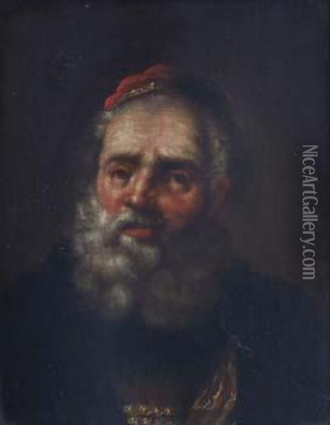 Portrait Of An Elderly Gentleman Oil Painting - Ferdinand Bol