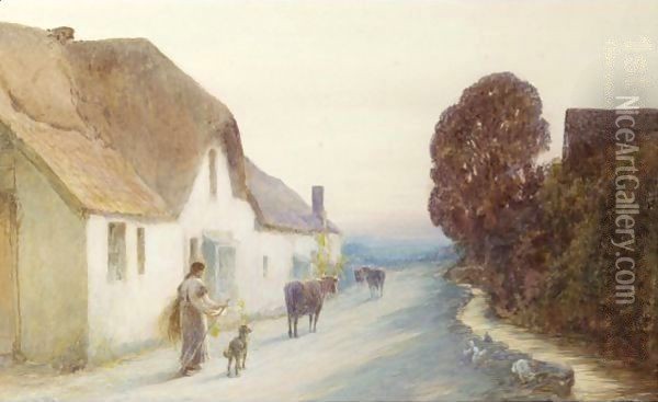 An Early Start Oil Painting - John White