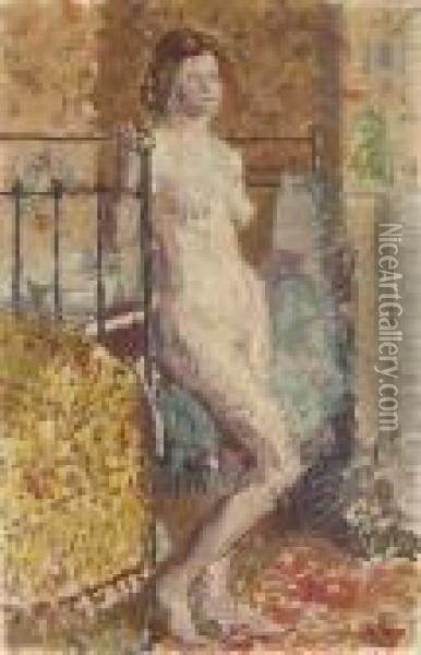 Camden Town Nude Oil Painting - Spencer Frederick Gore