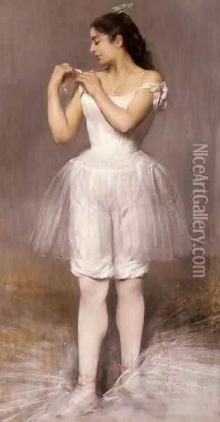 The Ballerina Oil Painting - Pierre Carrier-Belleuse