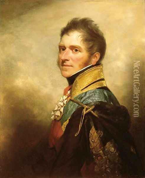 Portrait of Henry William Paget, 1st Marquess of Anglesey (1768-1854) Oil Painting - Sir William Beechey