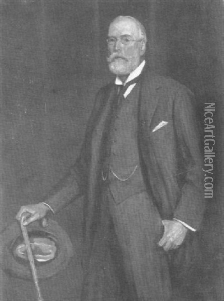Portrait Of Sir James Bell, Bart. C.b. Oil Painting - John Lavery
