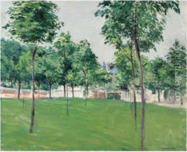 Promenade D'argenteuil Oil Painting - Gustave Caillebotte