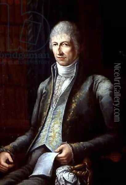 Portrait of a Gentleman Oil Painting - Giovan Andrea Rusteghello