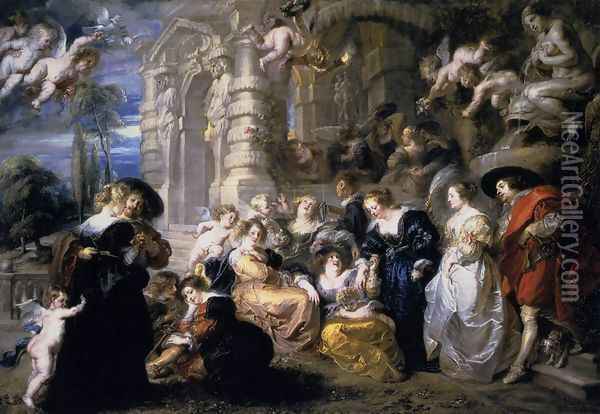 Garden Of Love Oil Painting - Peter Paul Rubens