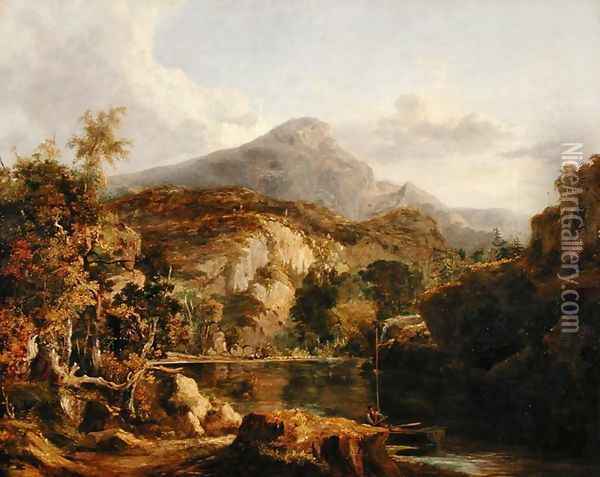 View in the Highlands, 1827 Oil Painting - George Vincent