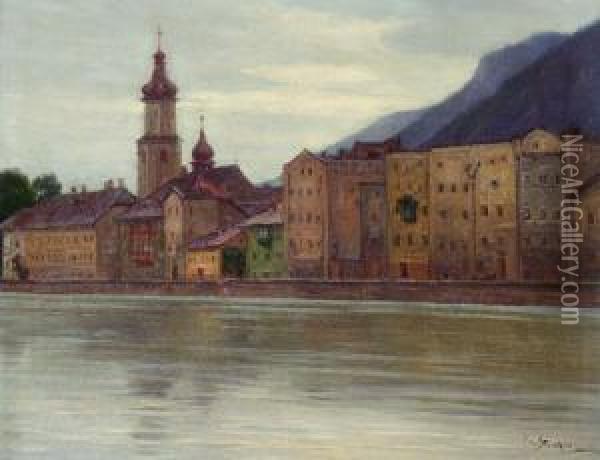 Rattenberg Am Inn Oil Painting - Josef Straka