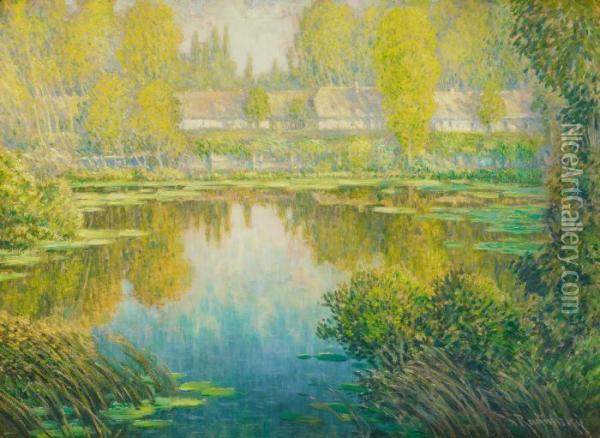 Summer Landscape Oil Painting - Vaclav Radimsky
