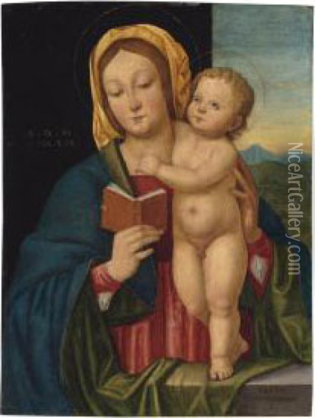 The Madonna And Child Oil Painting - Paolo Morando Il Cavazzola