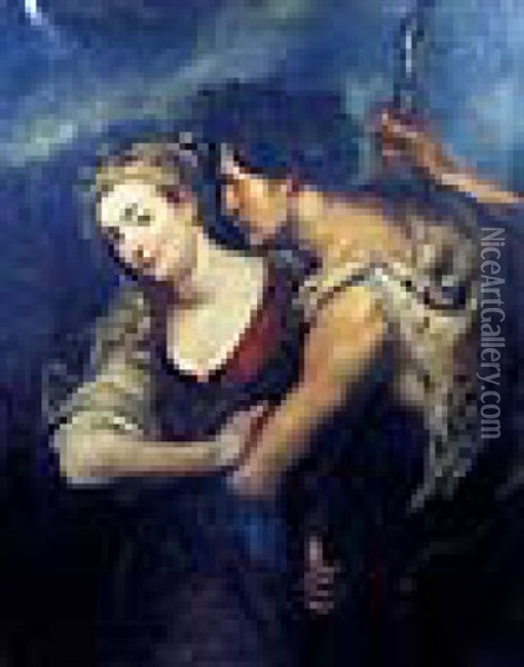 Venus Et Adonis Oil Painting - Jan Thomas I Roos