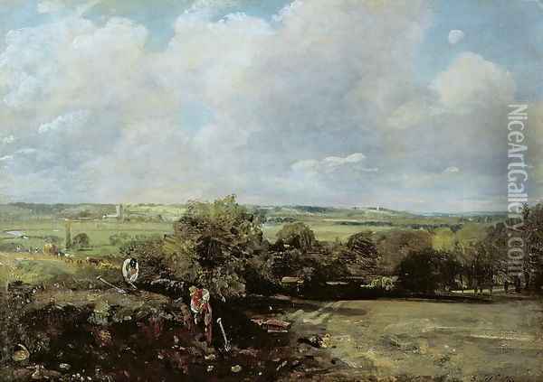 The Vale of Dedham, 1814 Oil Painting - John Constable
