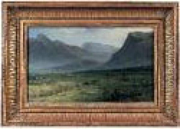 Paysage Oil Painting - Antoine Chintreuil