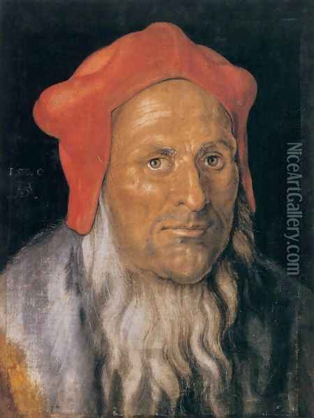 Portrait of a Man 3 Oil Painting - Albrecht Durer