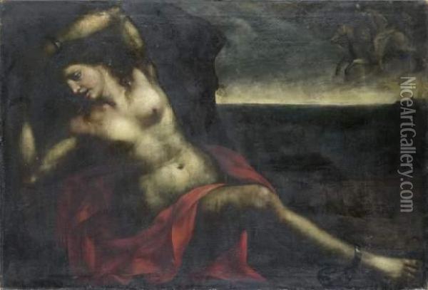 Andromede Et Persee Oil Painting - Domenico Cresti Il Passignano